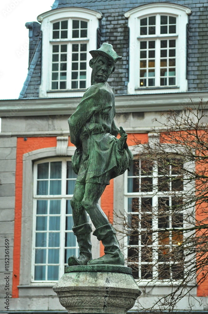 Naklejka premium Aachener Brunnen Hühnerdieb