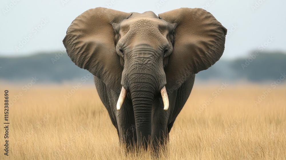 Fototapeta premium Amboseli National Park in Kenya â€“ Elephants