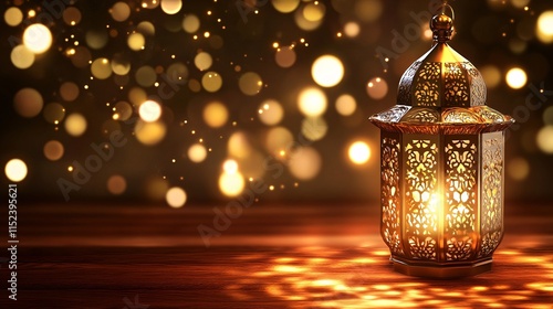 Beautiful Ramadan Poster with Soft Radiance photo