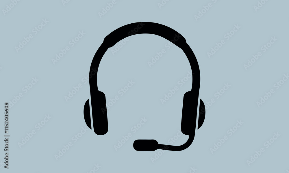 Headphone Vector Music sign stock illustration Headphone Vector Music sign stock illustration