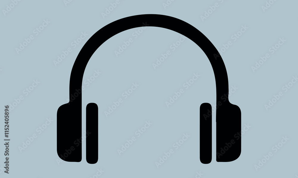 Headphone Vector Music sign stock illustration Headphone Vector Music sign stock illustration