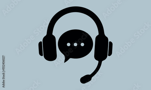 Headphone Vector Music sign stock illustration