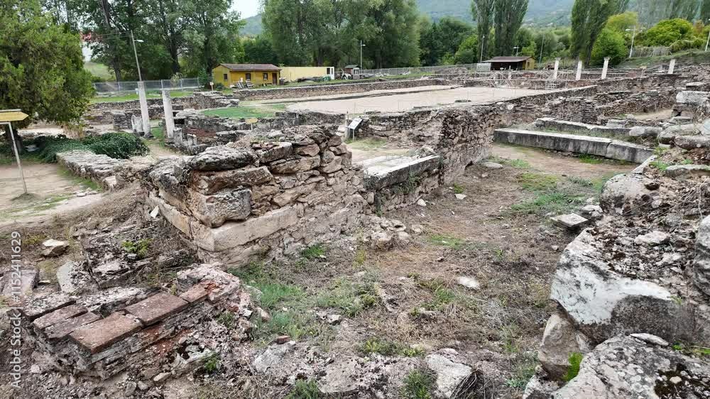 A view of the ancient city of Heraclea in Bitola, Macedonia A view of the ancient city of Heraclea in Bitola, Macedonia