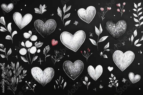 valentine hearts background