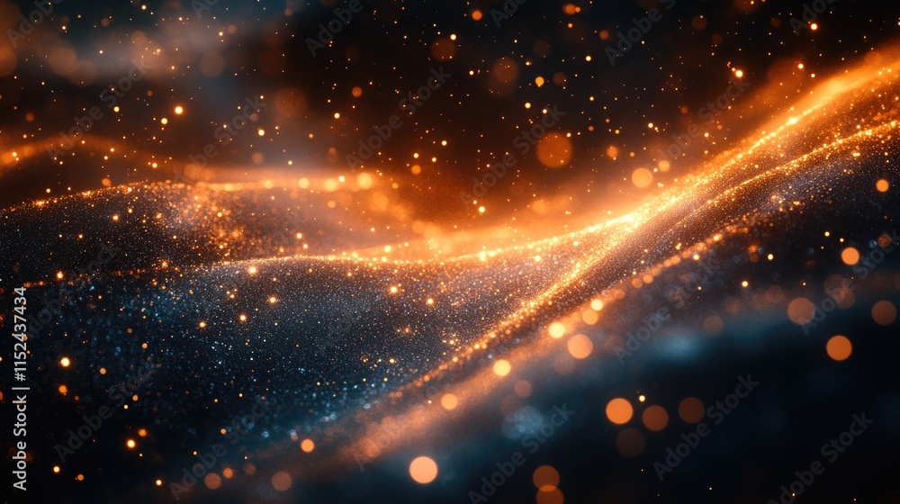 A close-up shot of a blurry background with bright lights A close-up shot of a blurry background with bright lights