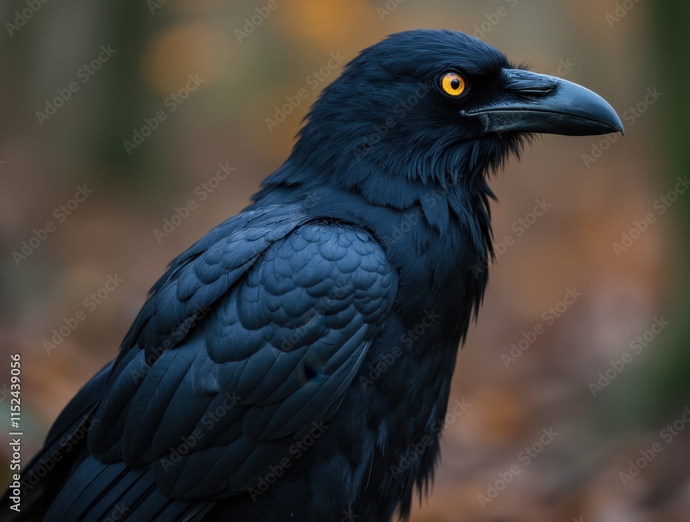 Obraz premium portrait of a raven