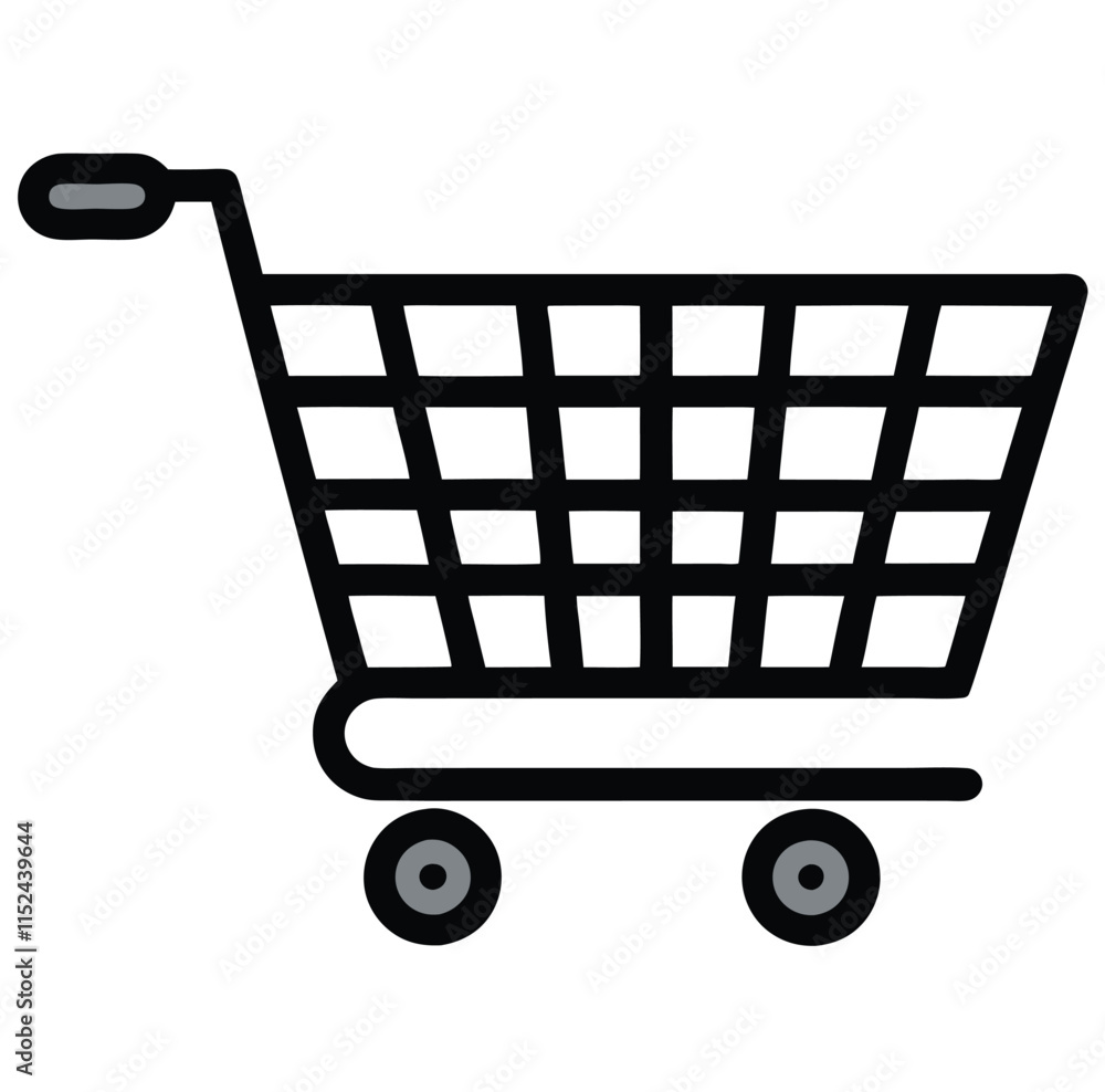 Shopping Cart Icon: E-commerce, Website, App, Button, Design Element, Graphic, Vector, EPS, Illustration, Retail Shopping Cart Icon: E-commerce, Website, App, Button, Design Element, Graphic, Vector, EPS, Illustration, Retail