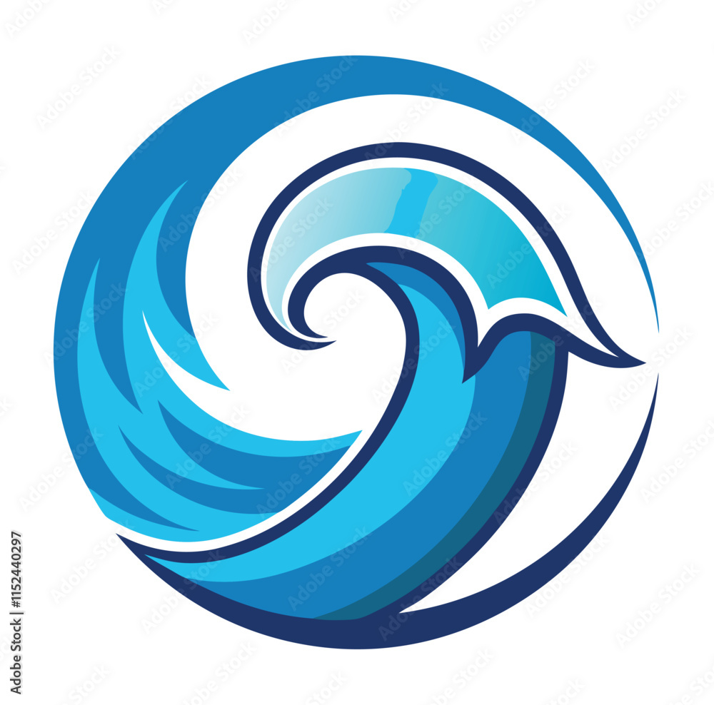 Wave Logo Design Template, EPS Vector Graphic, Corporate Branding, Abstract Style, Modern Wave Wave Logo Design Template, EPS Vector Graphic, Corporate Branding, Abstract Style, Modern Wave
