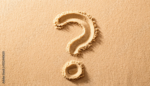 sandy beach, letter, writing, quesion mark, question, wonder, mystery, carving, drawing, design photo