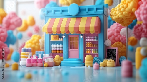 Cross sell illustrated a dynamic product showcase highlighting related item sales and bundle deals surrounded by colorful marketing elements