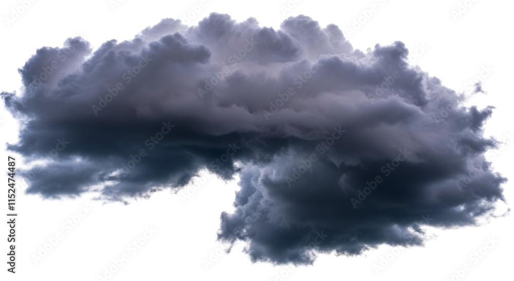 Fototapeta premium Storm clouds, clipping path, Cutout, 