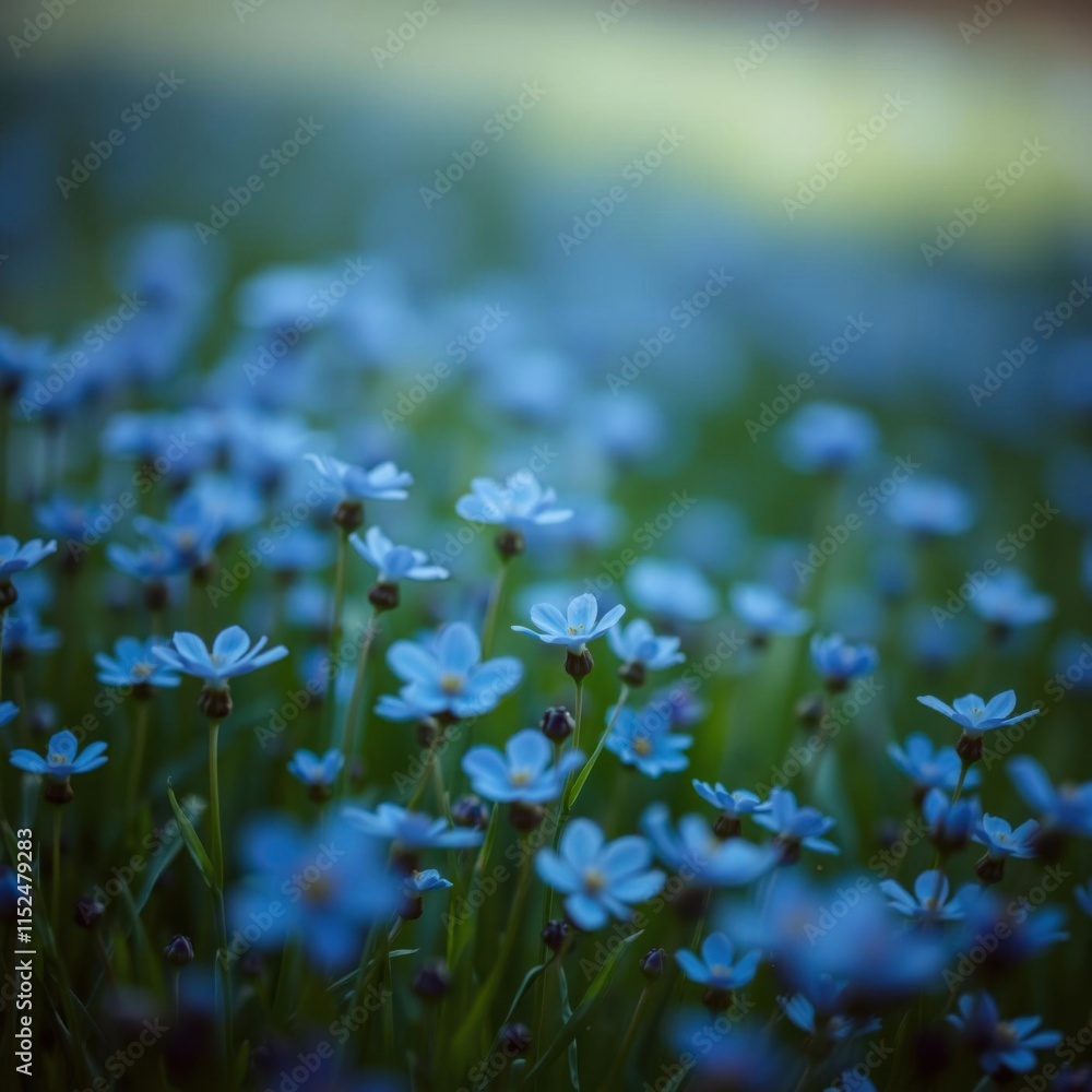 bokeh blue of Field of blue spring flowers soft background abstract bokeh light background bright emotional harmonious vignette bokeh blue of Field of blue spring flowers soft background abstract bokeh light background bright emotional harmonious vignette