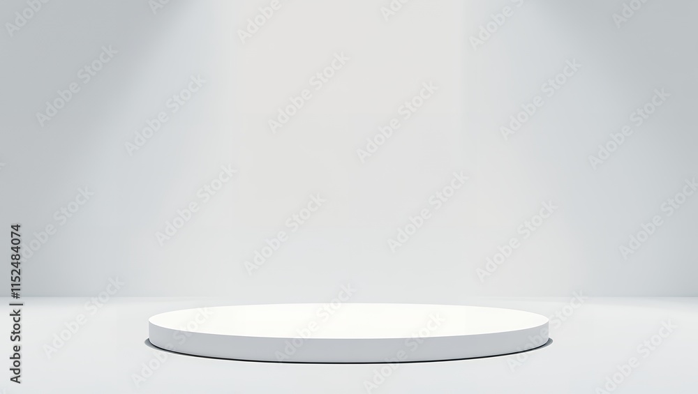 Minimalist White Room with Cylinder Pedestal and Leaf Shadow for Product Display Showcase
Minimalist White Room with Cylinder Pedestal and Leaf Shadow for Product Display Showcase