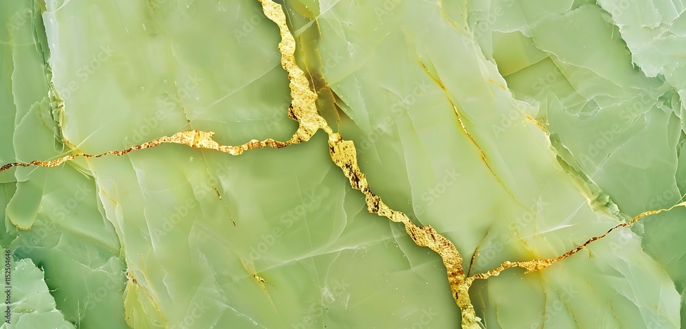 Lime green marble texture, gold middle line, dual color abstract background Lime green marble texture, gold middle line, dual color abstract background