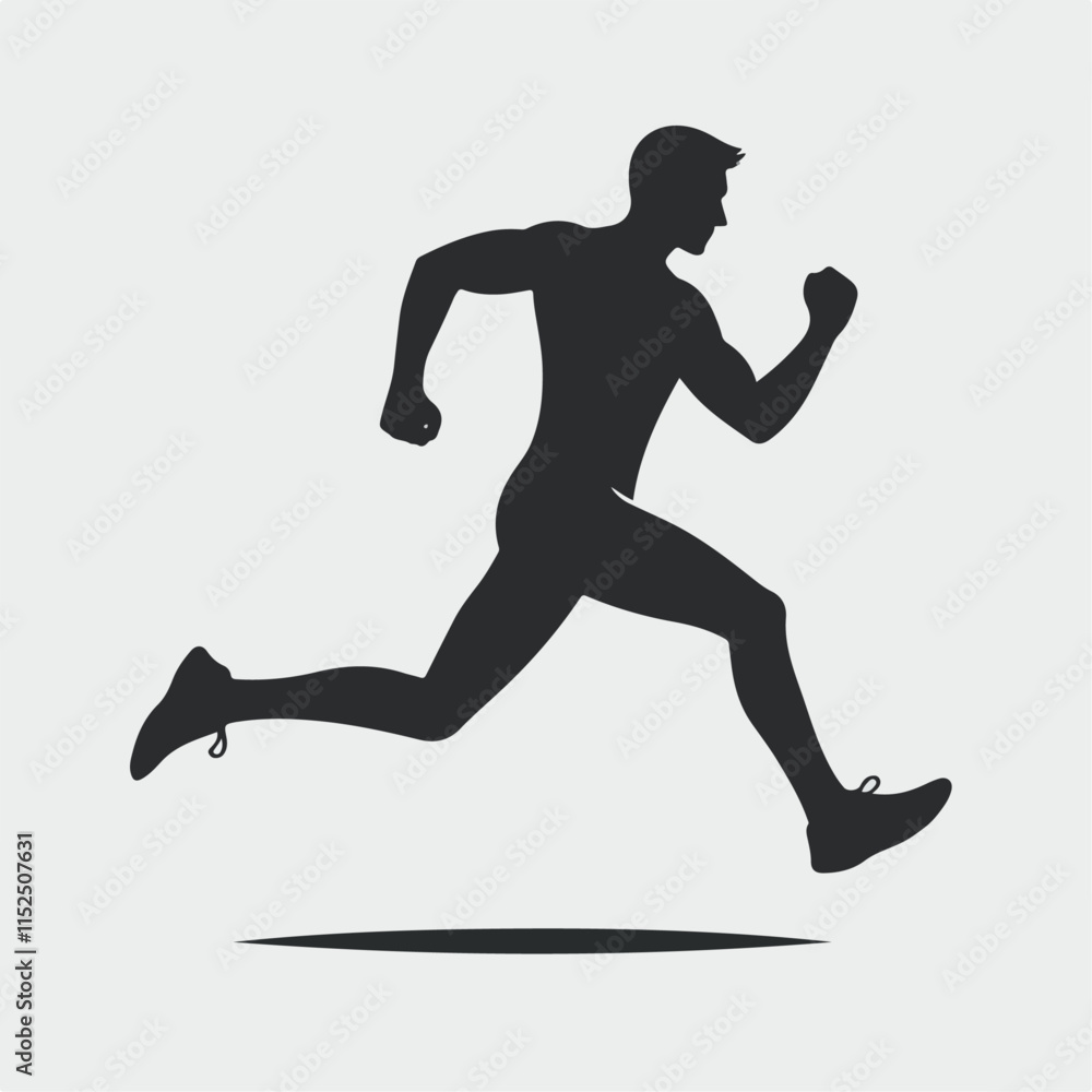 vector illustration of people running, jumping, celebrating victory vector illustration of people running, jumping, celebrating victory