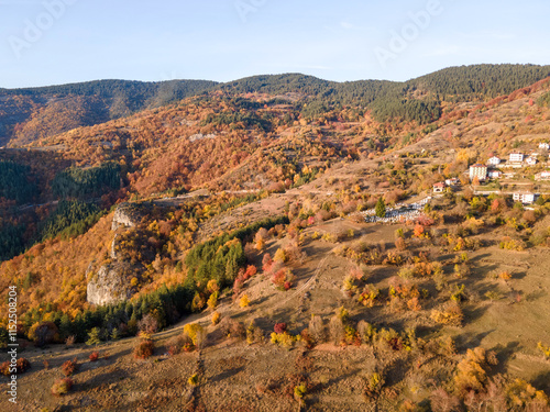 Rhodope mountain near village of Borovo, Bulgaria photo