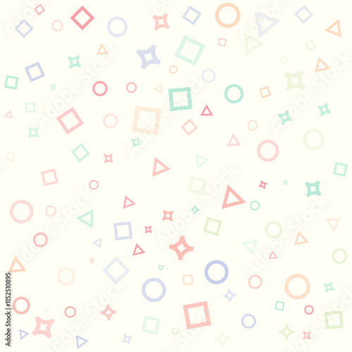 Box, cube, circle and triangle patterns