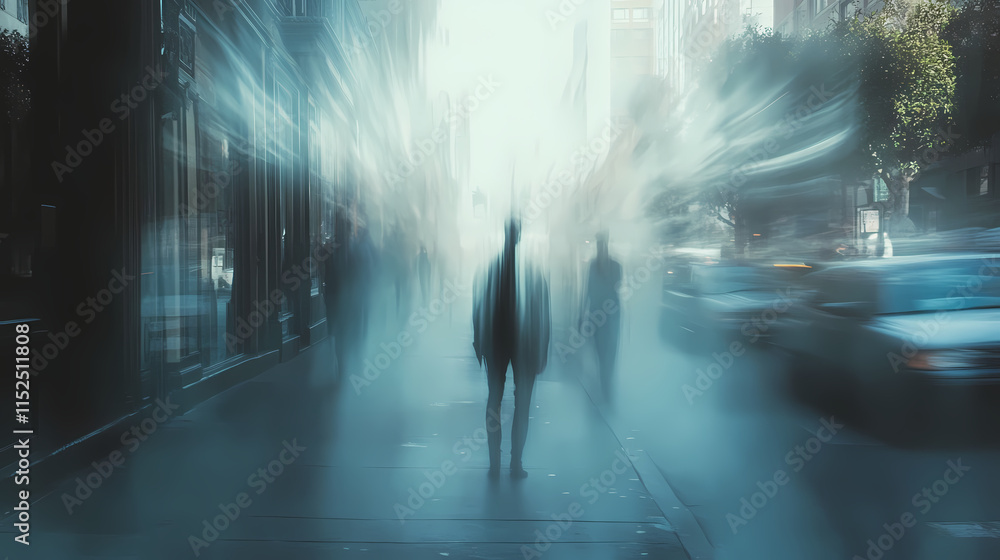 Mystical portal: dreamy liminality captured on san francisco street - documentary photography of otherworldly dimension. Liminality. Illustration Mystical portal: dreamy liminality captured on san francisco street - documentary photography of otherworldly dimension. Liminality. Illustration