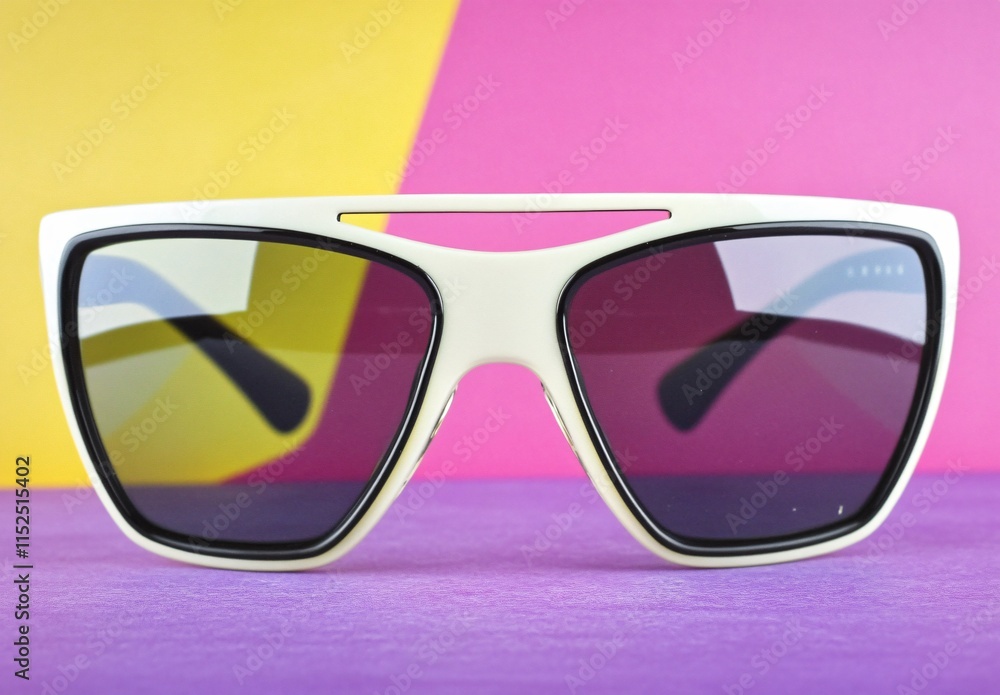 Stylish White Cat Eye Sunglasses Trendy Fashion Accessory Stylish White Cat Eye Sunglasses Trendy Fashion Accessory
