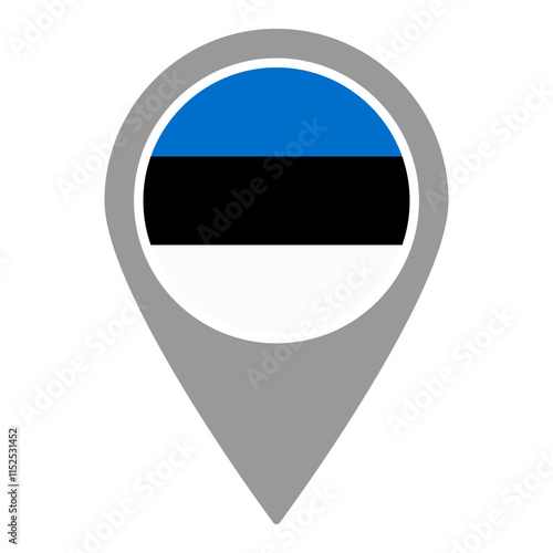 Estonia flag location pin, flag application, Flag on Location Pin, graphic design, map pointer, vector illustration. Free Download Estonia flag location pin, flag application, Flag on Location Pin, graphic design, map pointer, vector illustration. - GFXLoad