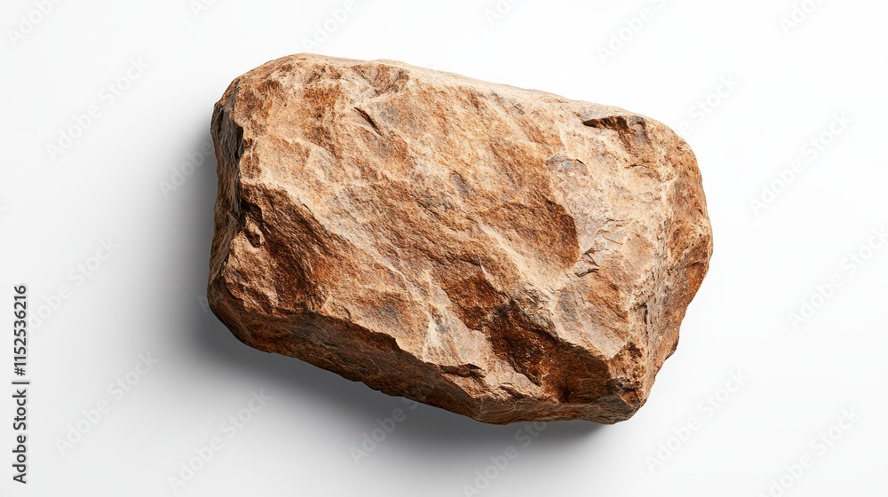 Natural rough stone showcasing unique texture and patterns Natural rough stone showcasing unique texture and patterns