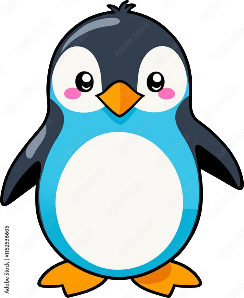 Obraz premium 펭귄,동물,겨울