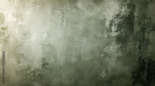 Textured Abstract Background with Subtle Green Hues and Brush Strokes for Design