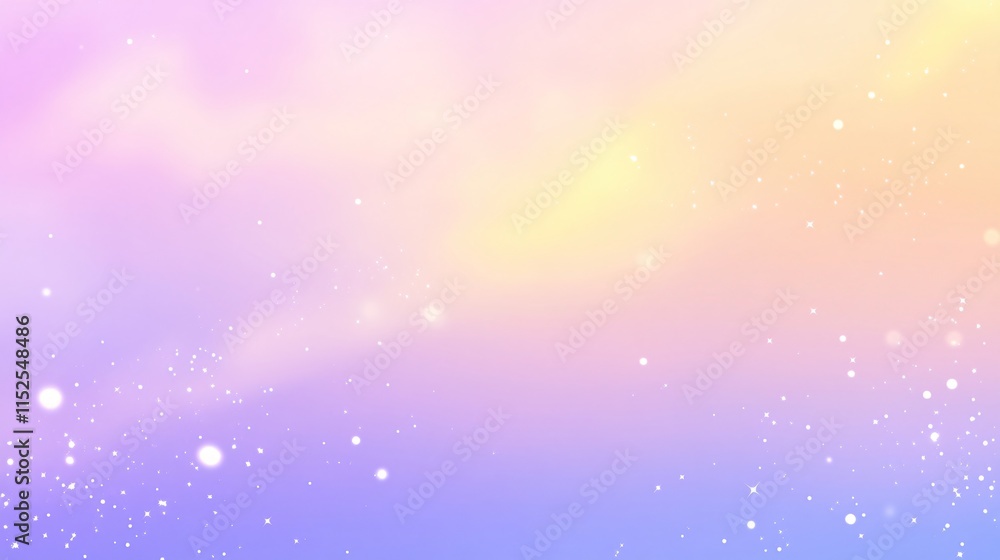 Pastel Rainbow Gradient Background with Sparkling Dust Pastel Rainbow Gradient Background with Sparkling Dust