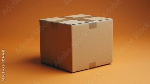 Sturdy Cardboard Box for Shipping and Storage Needs photo