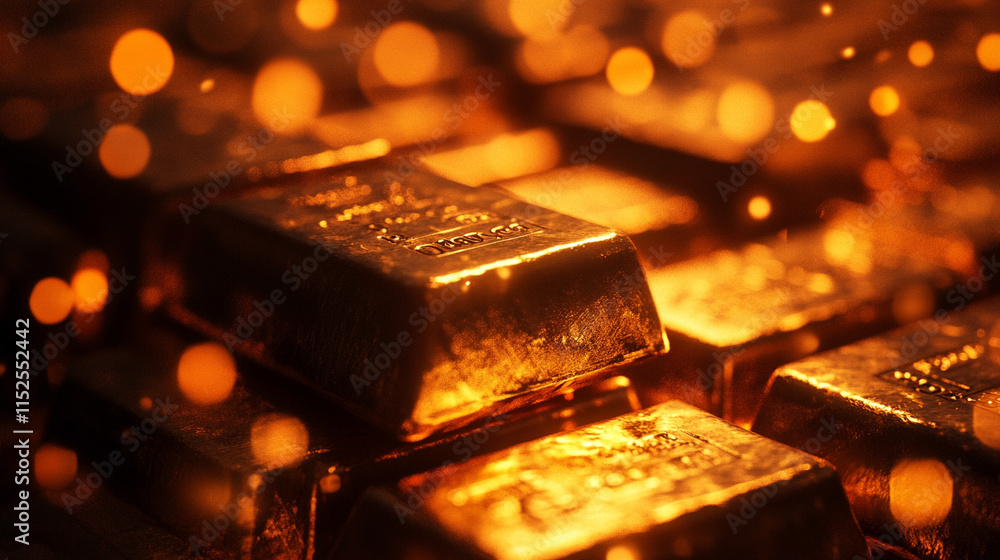 A blurred image of stacked gold bars evoking a sense of wealth, luxury, and the elusive pursuit of success amidst chaotic surroundings symbolizing stability in a world of uncertainty
A blurred image of stacked gold bars evoking a sense of wealth, luxury, and the elusive pursuit of success amidst chaotic surroundings symbolizing stability in a world of uncertainty