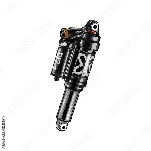 shockbreaker in vector art style photo