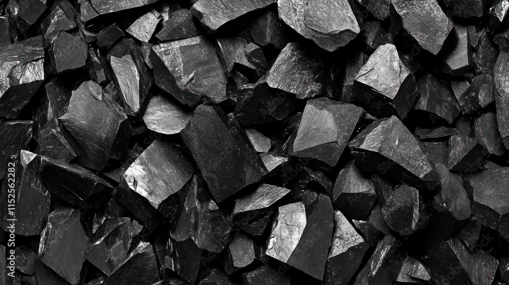 Black coal pieces stacked together. Black coal pieces stacked together.