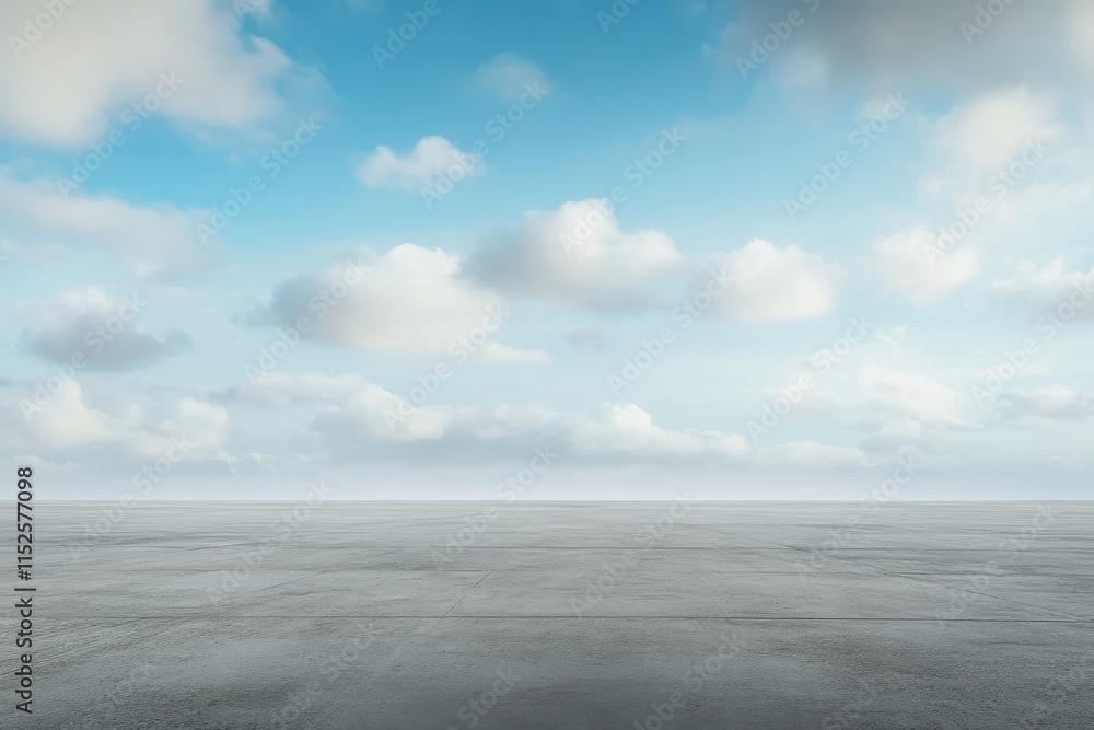 Empty asphalt road under blue sky with clouds. (4) Empty asphalt road under blue sky with clouds. (4)
