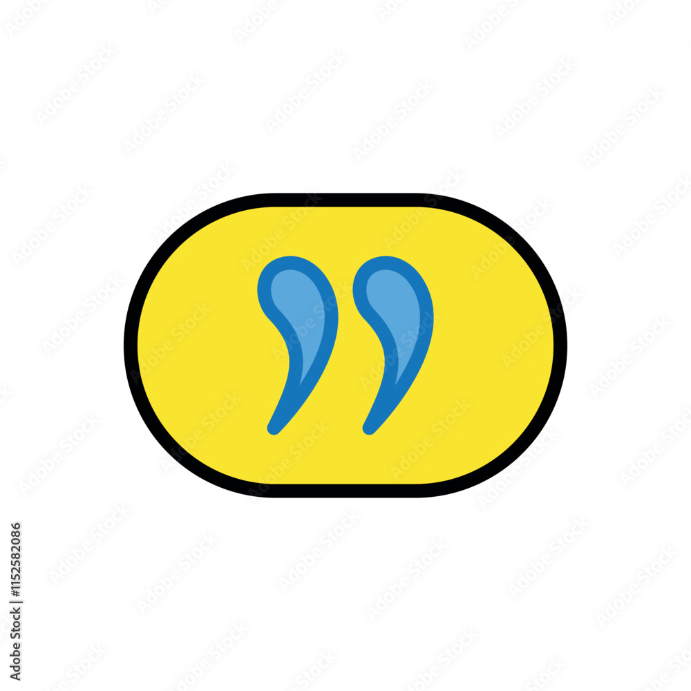quotation mark icon vector design template elegant style quotation mark icon vector design template elegant style