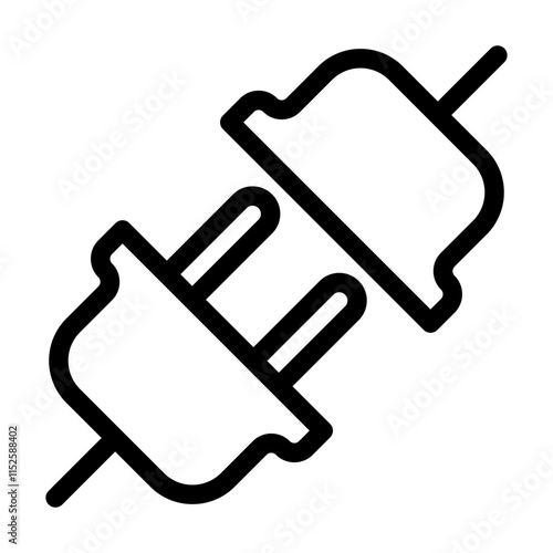 Pulg in icon design template
