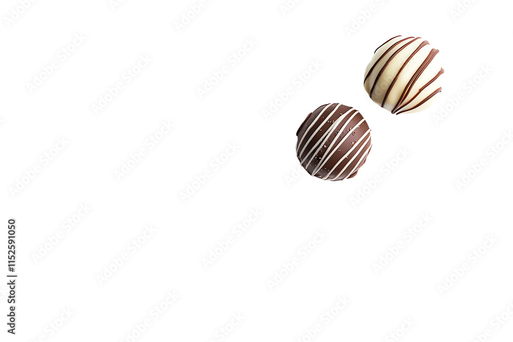 Two Different Chocolate Next to Each Other with Some Space Between PNG Two Different Chocolate Next to Each Other with Some Space Between PNG