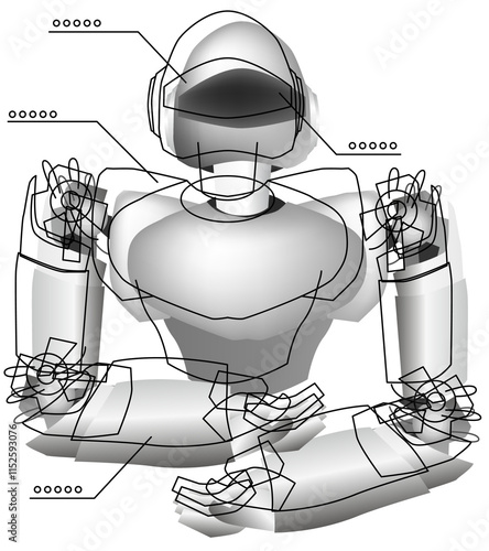 An industrial robot