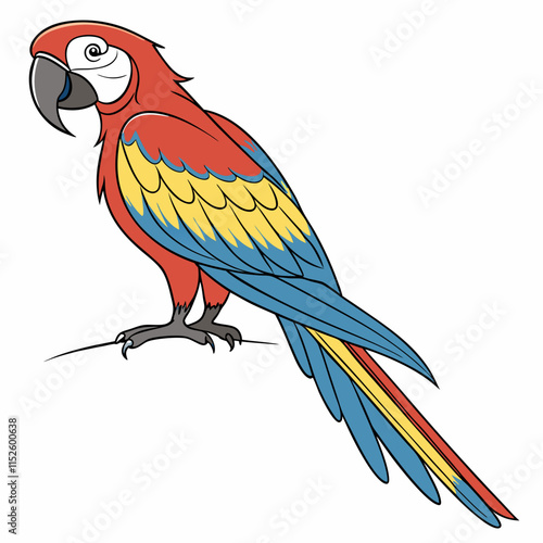 blue and yellow macaw