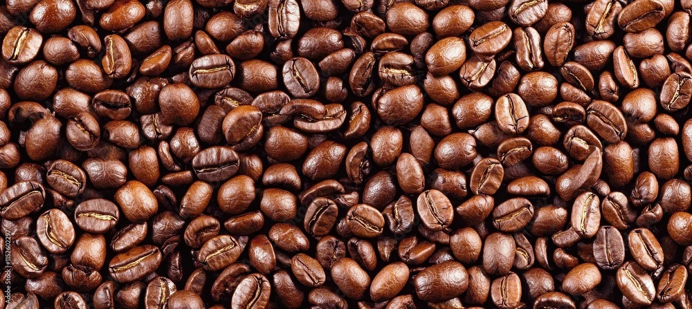 Obraz premium Brewing fresh coffee beans coffee shop beverage photography warm atmosphere close-up aroma experience