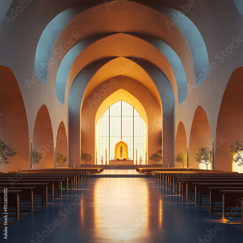interior of the church