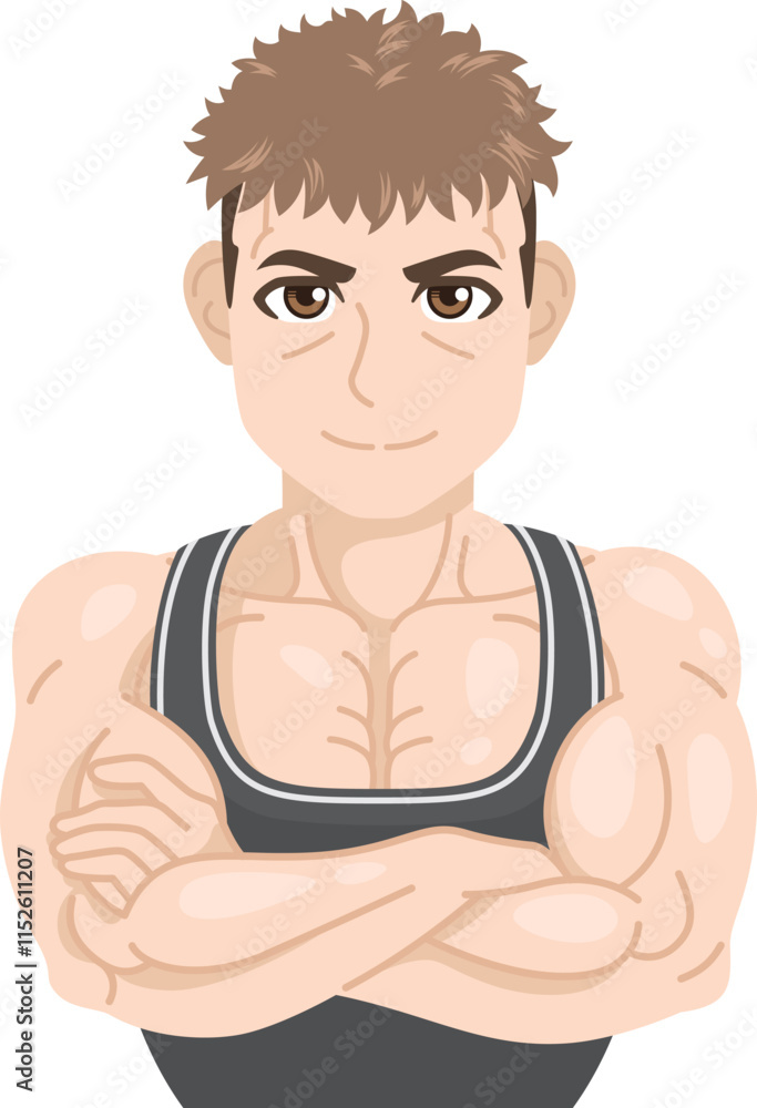 Fototapeta premium ジムトレーナーの男性