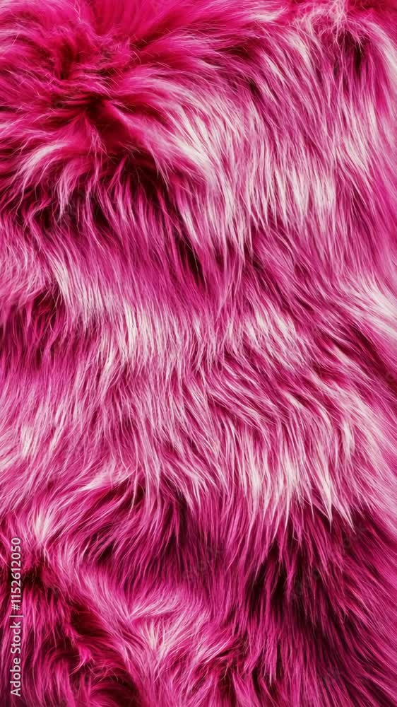 Vibrant pink faux fur texture with soft, fluffy appeal and striking color gradient Vibrant pink faux fur texture with soft, fluffy appeal and striking color gradient
