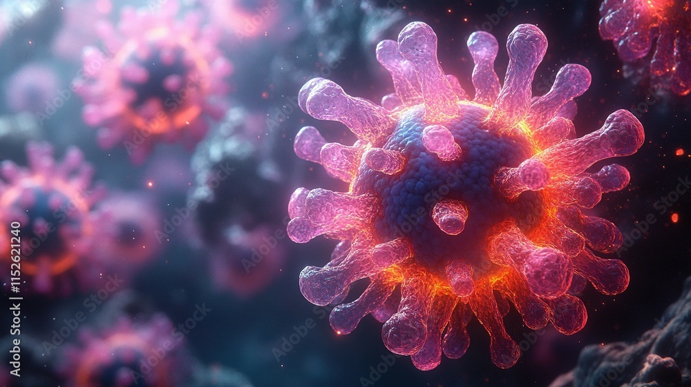 Highly Detailed Visualization of Colored Virus Structures Highly Detailed Visualization of Colored Virus Structures