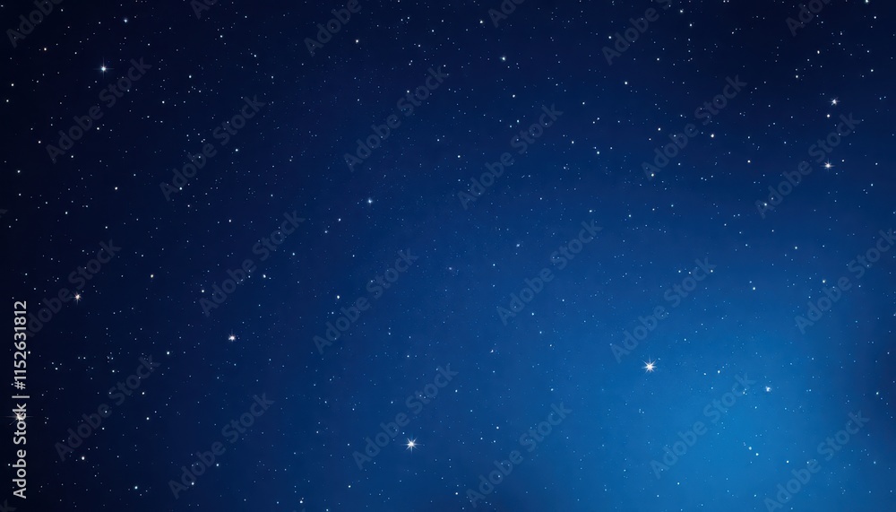 Obraz premium a close up of a blue sky with stars and a few clouds,