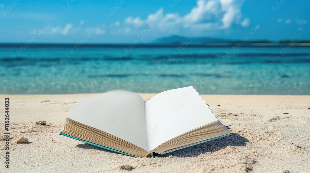 Open blank sketchbook placed on a colorful, vibrant background, minimalistic and fresh design with plenty of copy space to add text or illustrations Open blank sketchbook placed on a colorful, vibrant background, minimalistic and fresh design with plenty of copy space to add text or illustrations