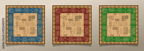 a set of hieroglyph designs that are perfect for your design element needs