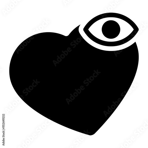 eye glyph icon