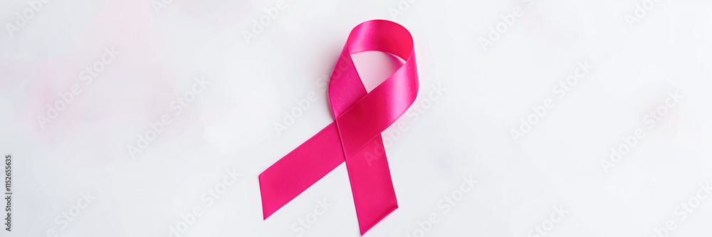 Pink ribbon on white background, Breast cancer awareness concept, Cancer awareness background, World cancer day wallpaper Pink ribbon on white background, Breast cancer awareness concept, Cancer awareness background, World cancer day wallpaper