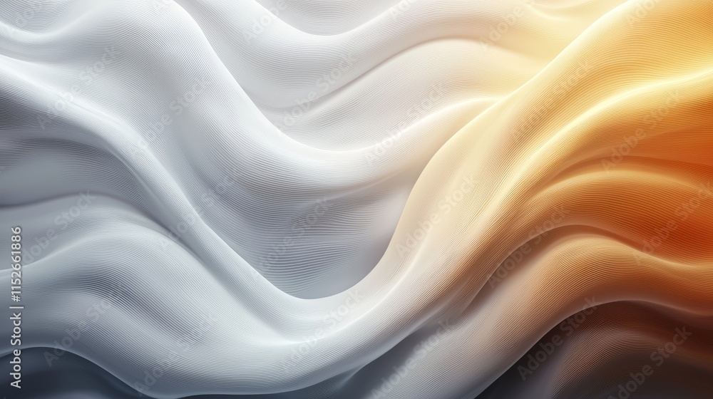 Obraz premium Dynamic abstract background with flowing wavy lines and vibrant colors