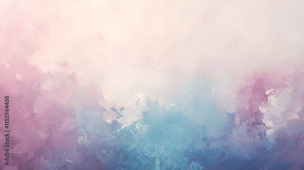 Fototapeta premium Abstract pastel pink and blue watercolor texture background.